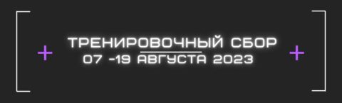 Спортивная периодизация и функциональный тренировочный сбор с 07 по 19 августа 2023 г